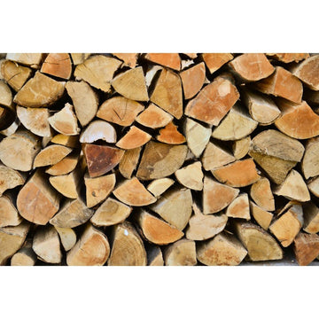 1. pall med 33 cm ved, spesielt for masseovner - ovnstørr - klar til bruk - mykt/hardt treverk