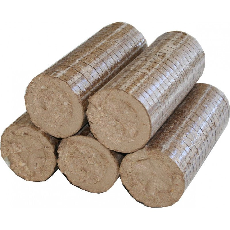 100 % komprimerte tømmerstokker av hardtre – 1040 kg pall