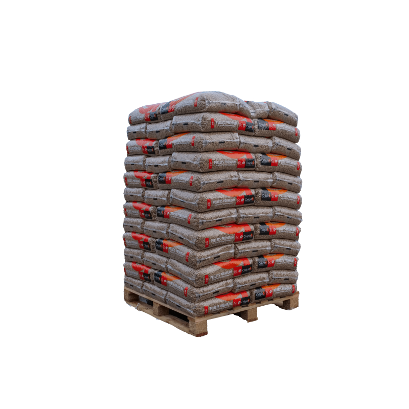Crépito trepellets (pall med 72 sekker - 1080 kg)