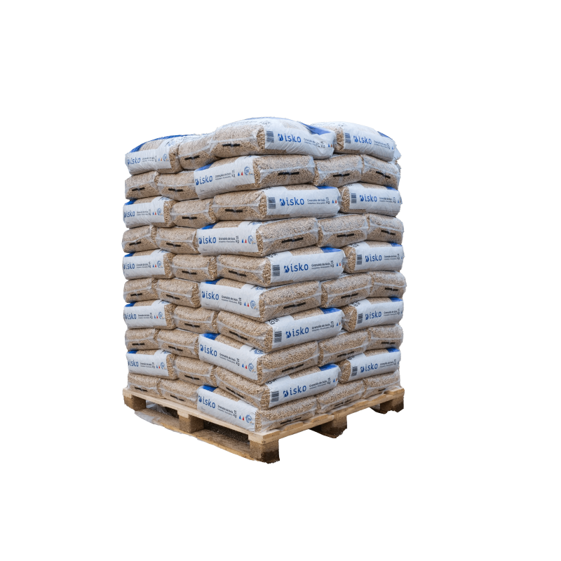 ISKO trepellets - Pall med 70 sekker 1050 kg