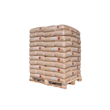 SCHÜSTER trepellets - Pall med 66 sekker à 15 kg